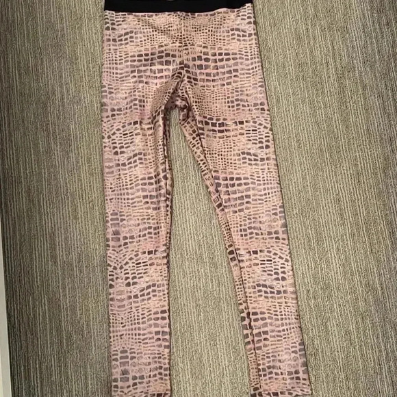 GRACE MEDIUM PINK AND DARK GRAY LEGGINGS - Picture 6 of 9
